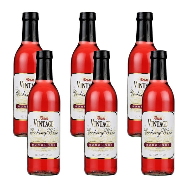 6-PACK OF Wine Cooking Burgundy Reese 12.7 fz