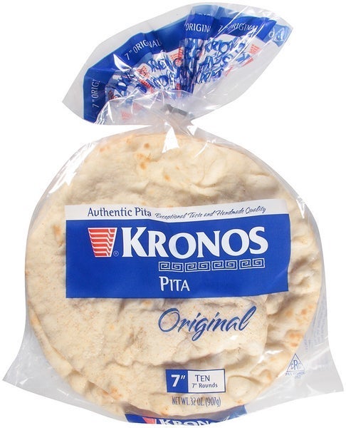12- PACK OF BREAD PITA PLAIN 7 IN