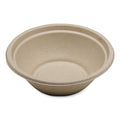 500-PACK OF Bowl Paper Eco-Friendly 24 oz Paper Fiber Bowls - 7.4 x 7.4 x 2.3 inches - 500 Count - Natural and Compostable