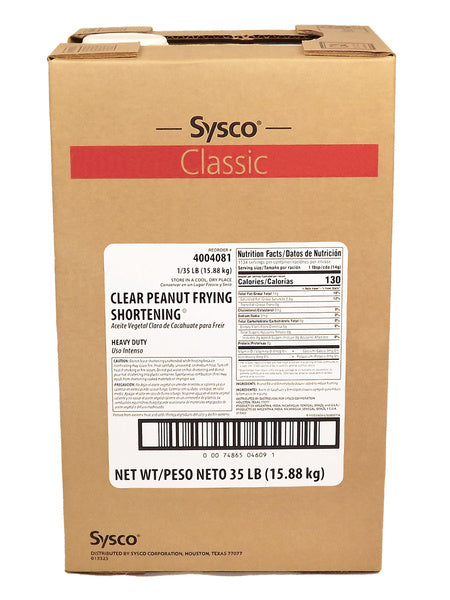 1-PACK OF SHORTENING FRY PEANUT CLEAR