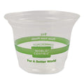 1000-PACK OF Cup Plad World Centric 9 oz Compostable Cold Cups - Eco-Friendly Clear PLA Plastic Cups (1000 Count)