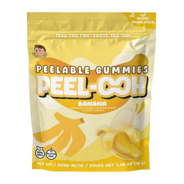4-PACK OF PEEL-OOH, Banana, 4/10*2.45 oz.