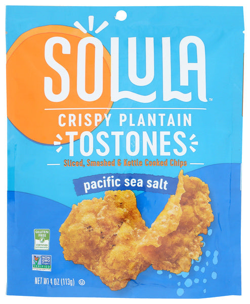 12-PACK OF SNACK CHIP TOSTONES PACIFIC SEA SALT 4 OUNCE - CASE OF 12