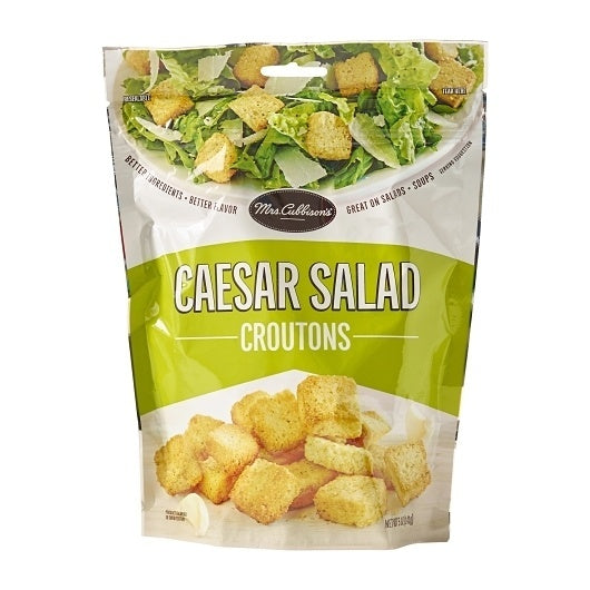 9-PACK OF Caesar Salad Crouton Bag Sugar Foods, 9 - 5 Oz