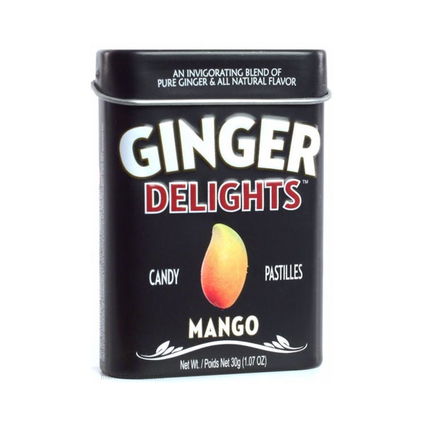 12-PACK OF Candy Ginger Mint Mango Ginger Delights 1.07 oz