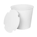150-PACK OF Container Takeout Karat 150 sets 170 oz Paper Food Buckets with Lids | 223 mm