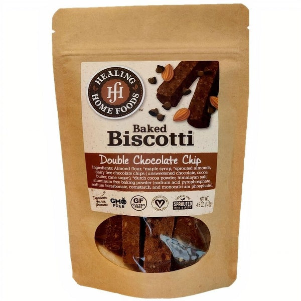 6-PACK OF Cookie Biscott,i Double Chocolate Chip, Healing Home Foods