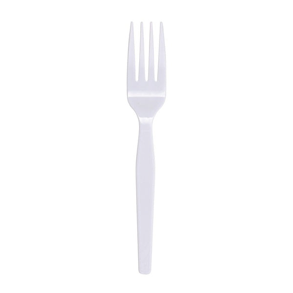 1000-PACK OF Boardwalk Mediumweight Polystyrene Forks - Durable White Utensils for Every Occasion (1000 Count)