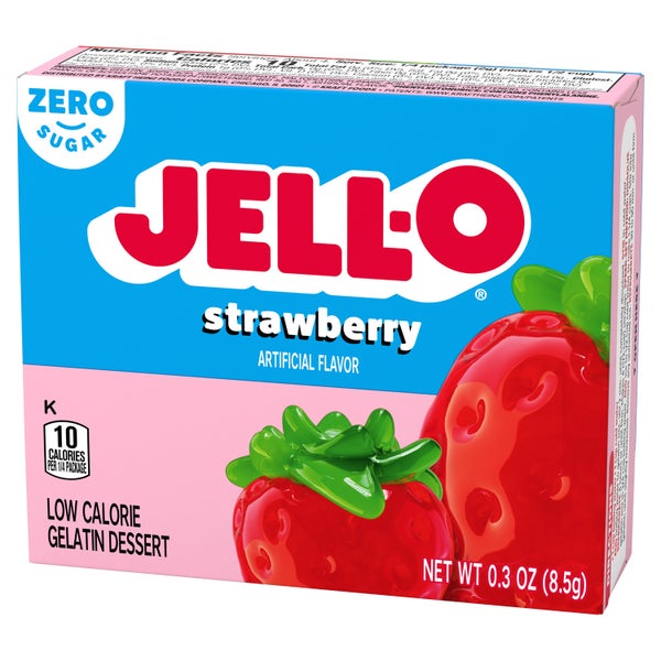 24-PACK OF GELATIN STRAWBERRY SUGAR FREE
