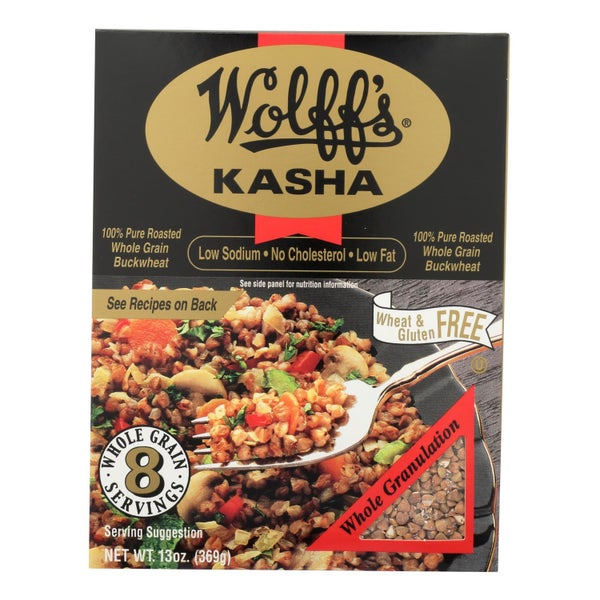 6-PACK OF Seed Buckwheat Kasha Whole Wolff's 13 oz