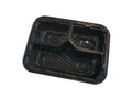 1000-PACK OF CONTAINER PLAS BLK 3CP 6X5X1.5