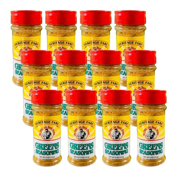 12-PACK OF Seasoning Spice Greens Heritage Fare 5 oz