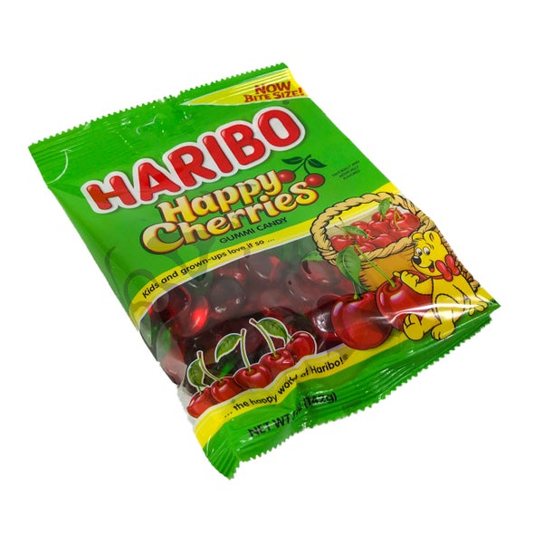 12-PACK OF CANDY FRUIT CHERRIES HARIBO