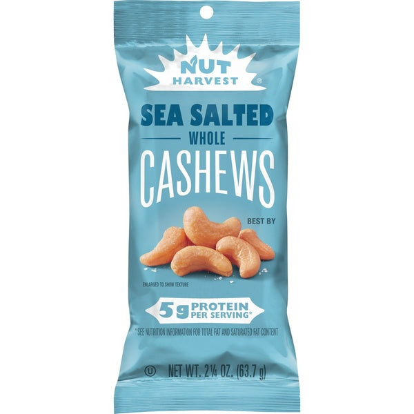 48-PACK OF NUT CASHEW WHL RSTD SLTD