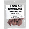 12-PACK OF Beef Steak Bites Sweet Teriyaki 4 oz, Iowa Smokehouse