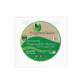 6-PACK OF PLATE PAPER SQUARE BIOGREENCHOICE BAGASSE FIBER MOLDED PLATE 6.38"