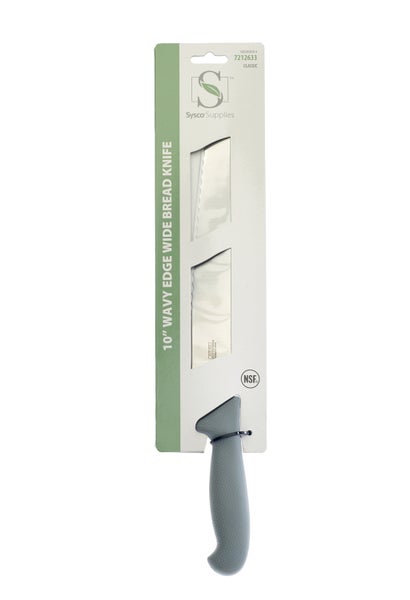 10 IN-PACK OF KNIFE BREAD WIDE WAVYEDGE 10IN