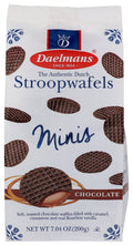 12-PACK OF WAFFLE DUTCH STROOPWAFELS, CHOCOLATE MINIS