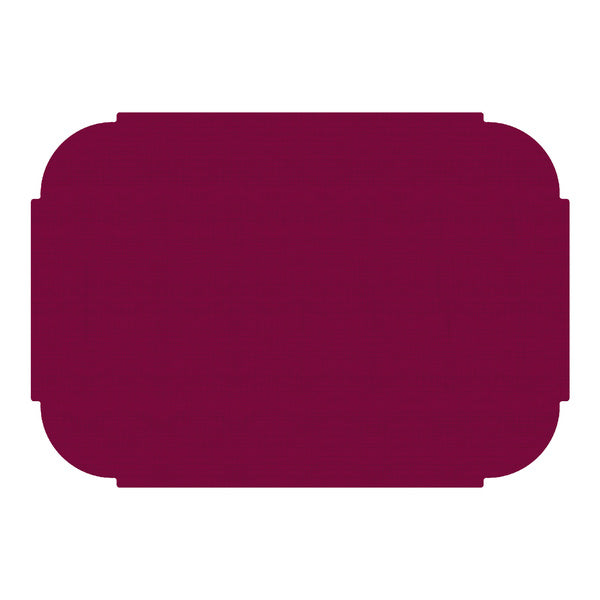 1000-PACK OF PLACEMAT PAPER BURGUNDY EMBSD