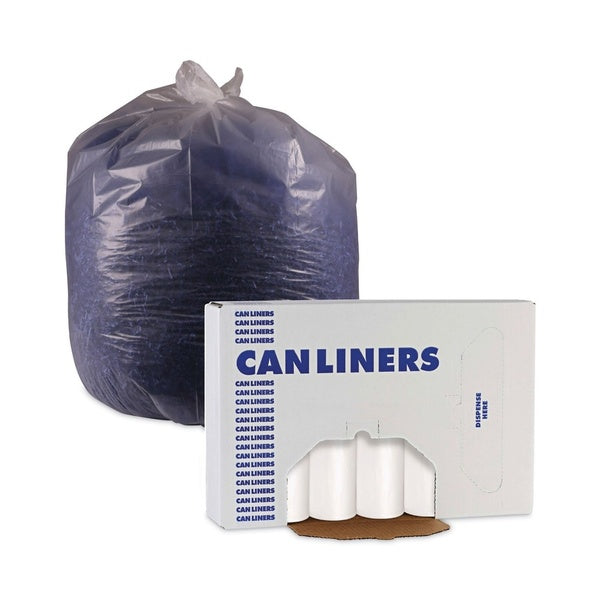 200-PACK OF Boardwalk H6036MWKR01 Heavy-Duty 30 Gallon Low-Density Waste Can Liners - 0.5 Mil Perforated Rolls - White (200 Count)