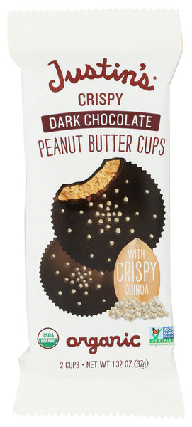 12-PACK OF Chocolate Cup Justins 1.38 oz