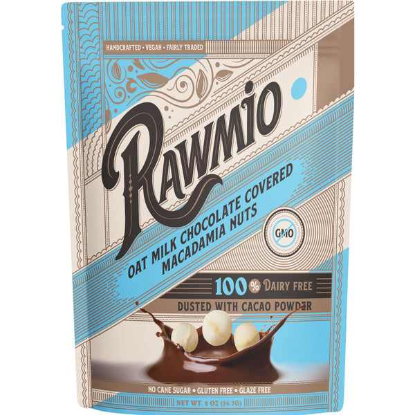 18-PACK OF Candy Chocolate Oat Milk Chocolate Covered Macadamia Nuts - 1 case