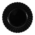 120-PACK OF Plate Plastic Karat 120 ct 10.25" Black Scalloped Plastic Plates | PS