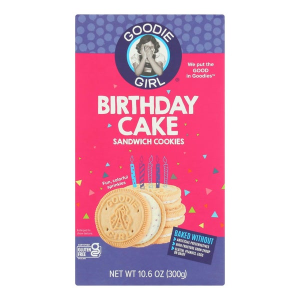 6-PACK OF DESSERT COOKIE BIRTHDAY CAKE