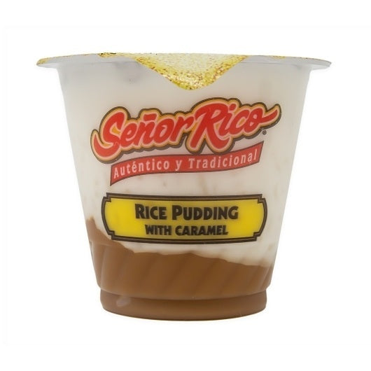 6-PACK OF Rice Pudding With Caramel Senor Rico, 6 - 8 Oz