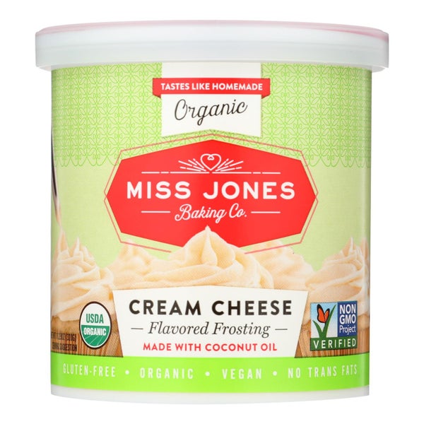 6-PACK OF Frosting Cheese Cream Organic Miss Jones Baking Co 11.29 oz