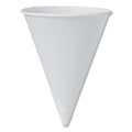 5000-PACK OF Cone Paper SOLO 4R-2050 4 oz. Disposable White Paper Cone Cups - Perfect for Water Coolers and Events (25 Count)