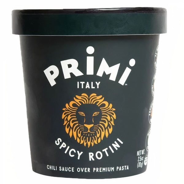 12-PACK OF Pasta, Premium Rapid-Cook Rotini Spicy Marinara, Primi Foods
