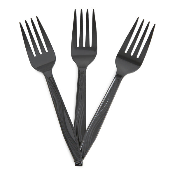 1-PACK OF FORK PLAS WRP BLK