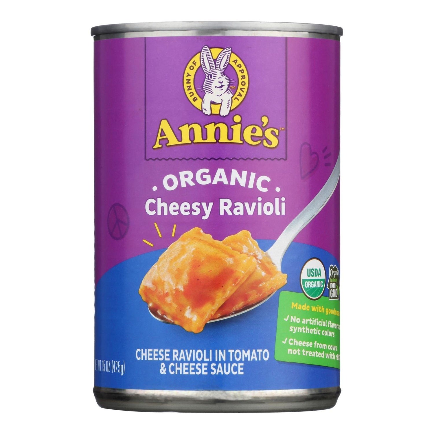 12-PACK OF ENTREE PASTA ORGANIC CHEESY RAVIOLI