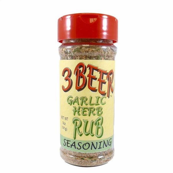 6-PACK OF Seasoning Garlic Herb 3 Beer Rub, InGeorgia