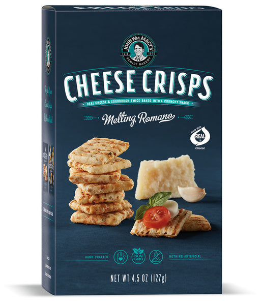 6-PACK OF CRACKER CRISP MELTING ROMANO