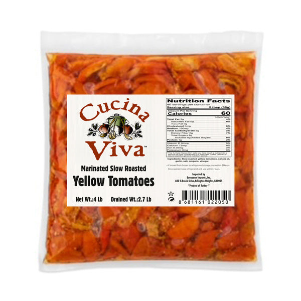 4 LB-PACK OF TOMATO YELLOW ROASTED IN OIL