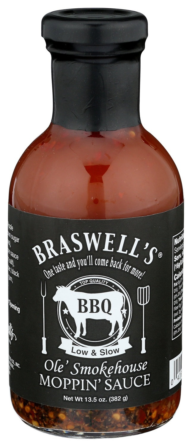 6-PACK OF SAUCE BBQ OLE' SMOKEHOUSE MOPPIN'
