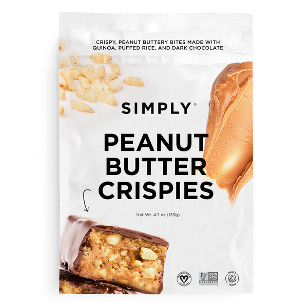 12-PACK OF Bar Peanut Butter Crispies, Simply Gum