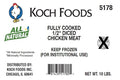 10 LB-PACK OF CHICKEN MEAT DICE .5" NAT PROP