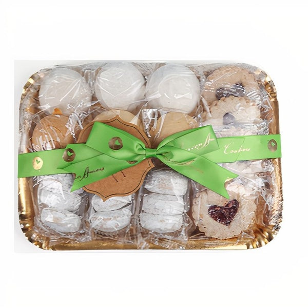 10-PACK OF Cookies, Gluten-Free Holiday Plate - 1lb, Cookies Con Amore