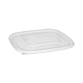 300-PACK OF Lid Flat Pactiv Corp. EarthChoice 7.38" x 7.38" Square Recycled Bowl Flat Lid - Clear, 300 Count - Eco-Friendly Food Storage Solution