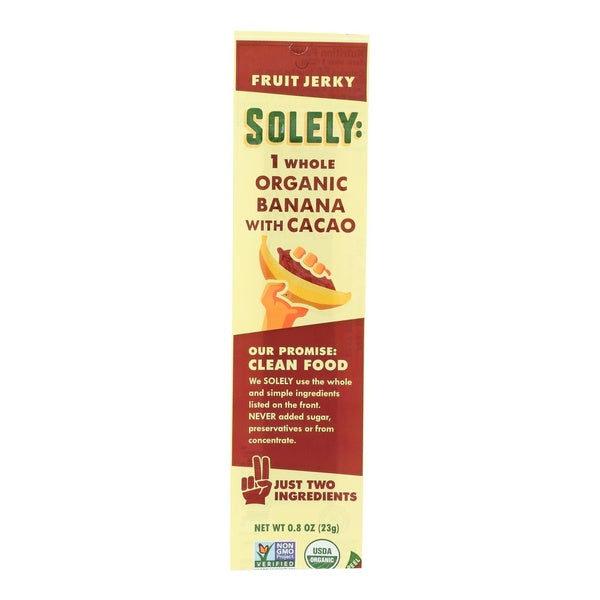 12-PACK OF Plantbased Jerky Banana Coconut Organic Solely .8 oz