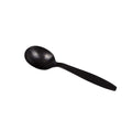 1000-PACK OF Spoon Soup Karat 1,000 ct PP Plastic Extra Heavy Weight Soup Spoons, Black