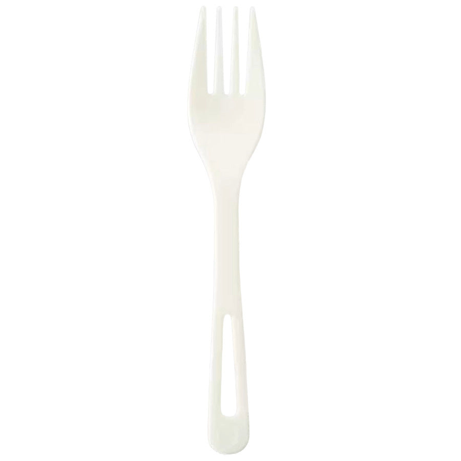 1000-PACK OF FORK CMPSTBL World Centric 6" Compostable tPLA Forks: Touchless Dispenser Refills | 1000 count