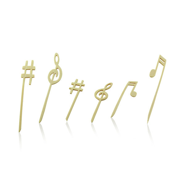 1-PACK OF PICK BAMBOO ZIK MUSIC 3.5IN