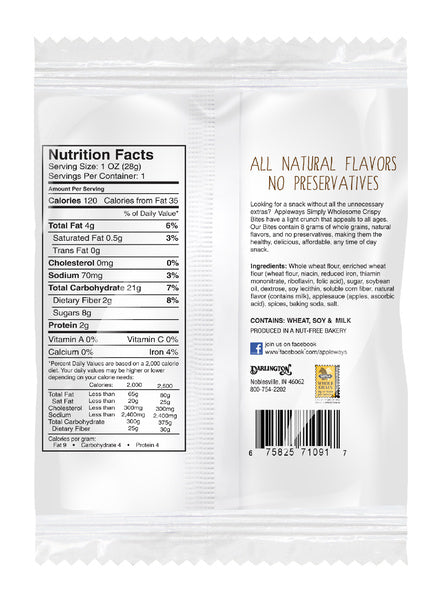 108-PACK OF CRACKER BAKED CINN BITES WG IW