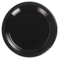 4-PACK OF PLATE PLASTIC 10.25" BLACK