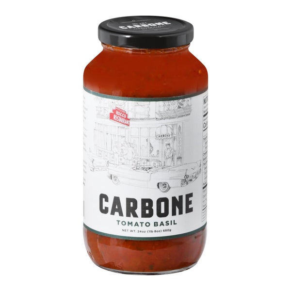 6-PACK OF Sauce Tomato Basil Carbone 24 oz