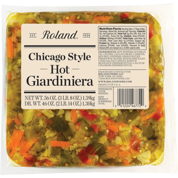 4-PACK OF GIARDINIERA HOT CHICAGO STYLE